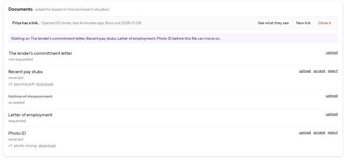 Original document status capture