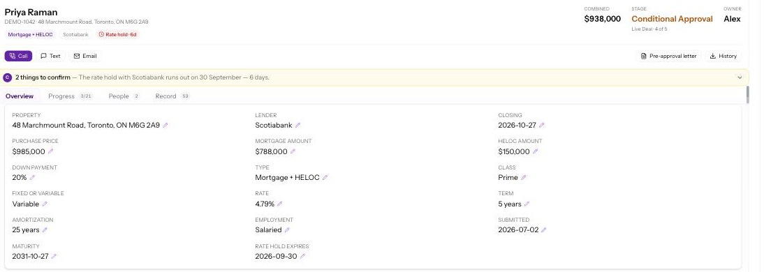 Original mortgage file capture